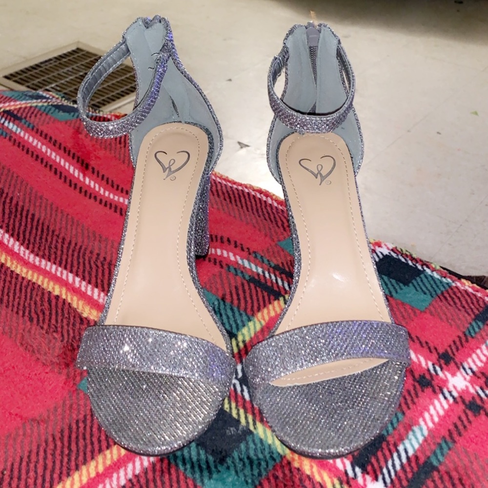 Silver heels